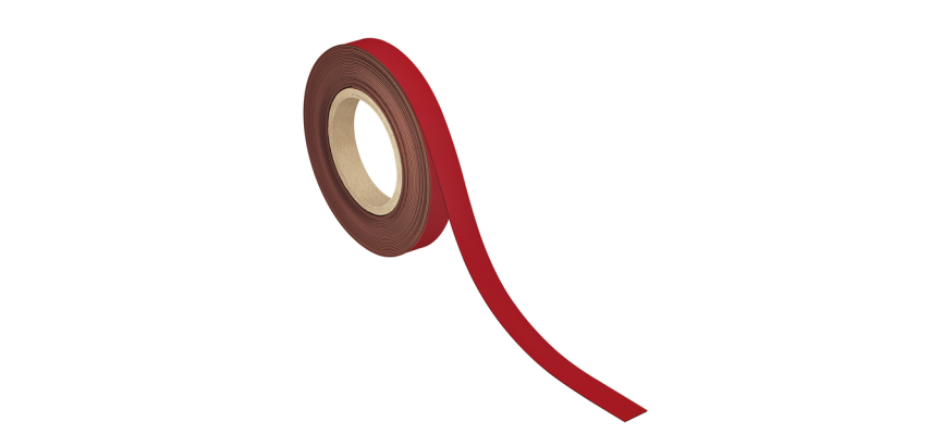 Magnetisches Markierungsband MAUL 10mx20mmx1mm rot