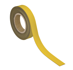 Bande de marquage magnétique MAUL effaçable 10mx30mmx1mm jaune
