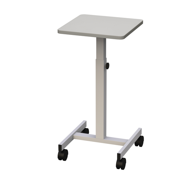 Table d'appoint mobile MAUL 38x38cm hauteur 64-100cm pour 20kg avec frein