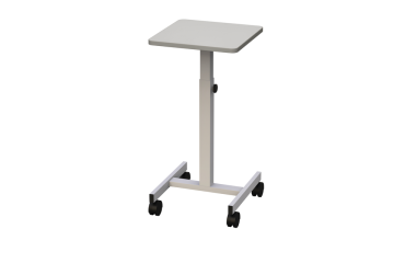 Table d'appoint mobile MAUL 38x38cm hauteur 64-100cm pour 20kg avec frein