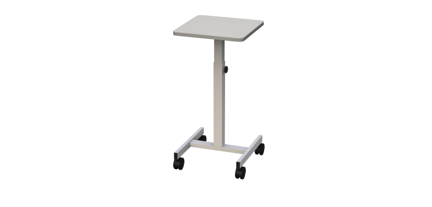 Mobiler Tisch MAUL 37,5 x 39,0cm, Höhe 64-100cm bis 20kg gebremst