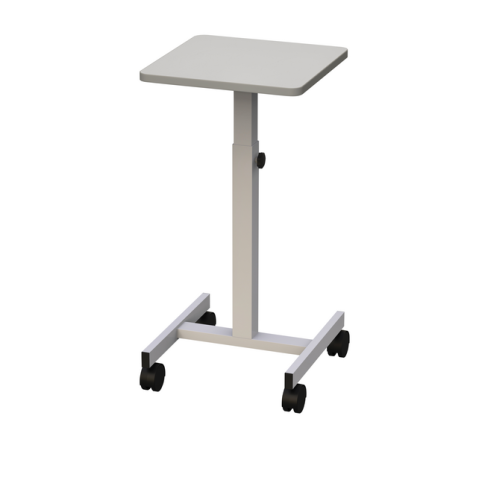 Table d'appoint mobile MAUL 38x38cm hauteur 64-100cm pour 20kg avec frein