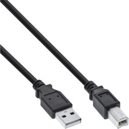 Câble inLine USB-A USB-B 2.0 Mâle 3m noir