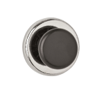 Chromed/black MAUL button magnet 36mm pull 5kg