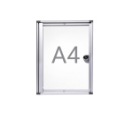 Binnenvitrine wand MAULextraslim whiteboard 1xA4 met slot