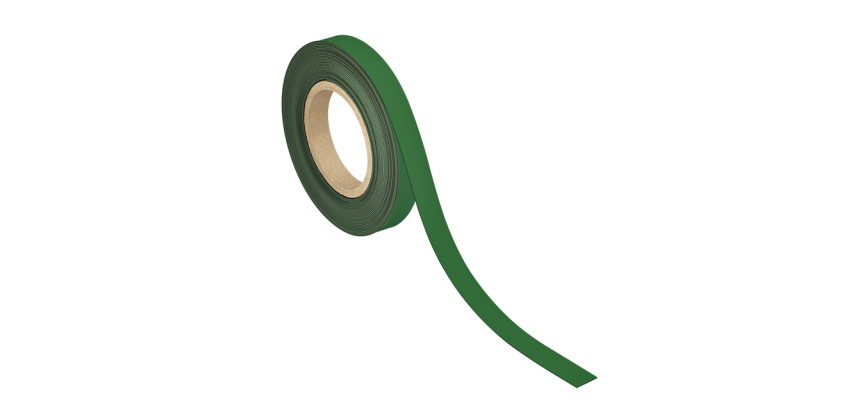 Magneetband MAUL beschrijf- wisbaar 10mx20mmx1mm groen