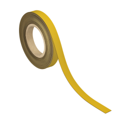 Bande de marquage magnétique MAUL effaçable 10mx20mmx1mm jaune