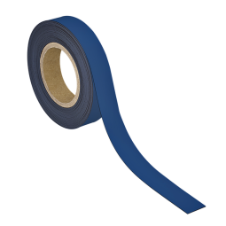 Bande de marquage magnétique MAUL effaçable 10mx30mmx1mm bleu