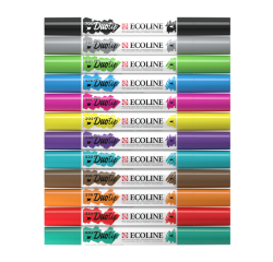Stylo Duotip Talens Ecoline set de base 12 couleurs