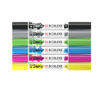 Stylo Duotip Talens Ecoline set de base 6 couleurs