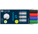 Marqueur tableau blanc Schneider Maxx 290 ogive 2-3mm assorti 3+1 gratuit