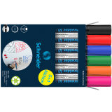 Marqueur tableau blanc Schneider Maxx 290 ogive 2-3mm assorti 5+1 gratuit