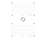Oxford Flash 2.0 starter kit sheet, lined, A7, white, pack of 80 sheets