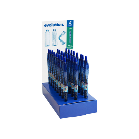 Stylo bille PILOT B2P Ecoball Begreen Medium bleu
