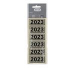 Elba 2023 Spine Label 57x25mm Gray