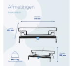 Porte-documents R-go Flex Read réglable