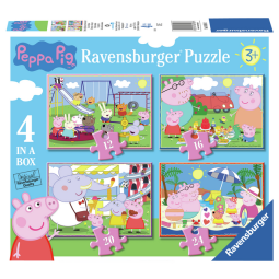 Puzzel Peppa Pig 4in1 12/16/20/24 st