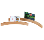 Kaarthouder hout middel 35 cm