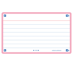 Fiches 'Flash 2.0', 75x125 mm, ligné, bleu