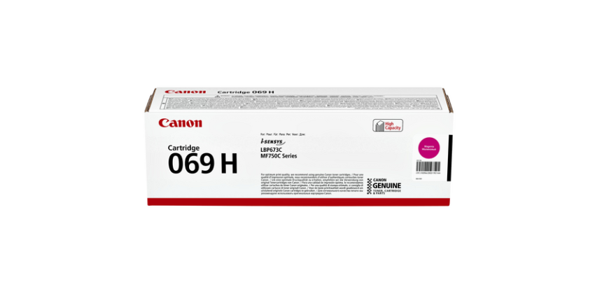 Cartouche toner Canon 069H rouge
