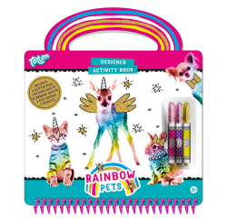 Livre d'activités Totum Rainbow Pets Designer