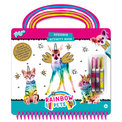 Livre d'activités Totum Rainbow Pets Designer