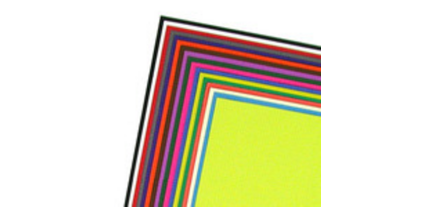 Papier de couverture Papyrus 50x70cm 120g 100 feuilles assorti