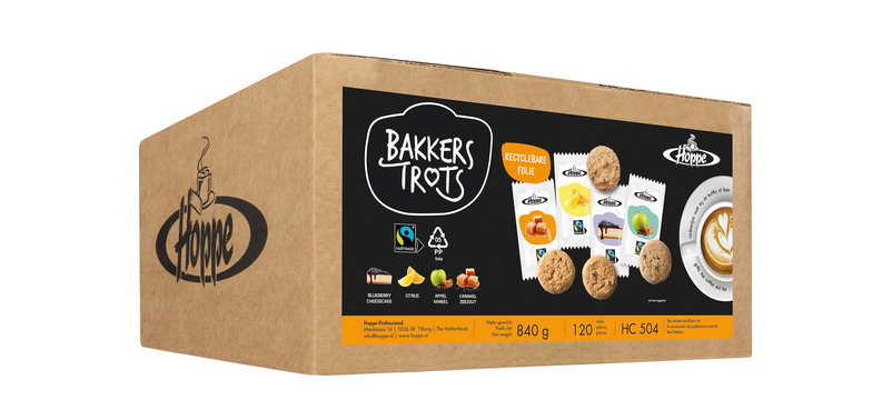 Hoppe Bakkers Trots Fairtrade biscuit mix 120 pieces