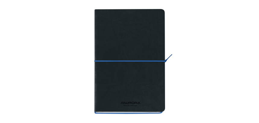 Carnet de notes Aurora Tesoro A5 192 pages ligné 80g bleu