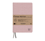 Aurora Ocean Notizbuch A5 192 Seiten liniert 80g Leinenstruktur rot