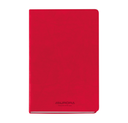 Notitieboek Aurora Capri A5 192blz lijn 80gr rood