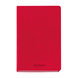 Carnet de notes Aurora Capri A5 192 pages ligné 80g rouge