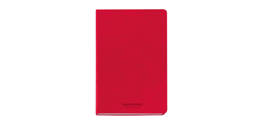 Aurora Capri Notizbuch A5 192 Seiten liniert 80g rot