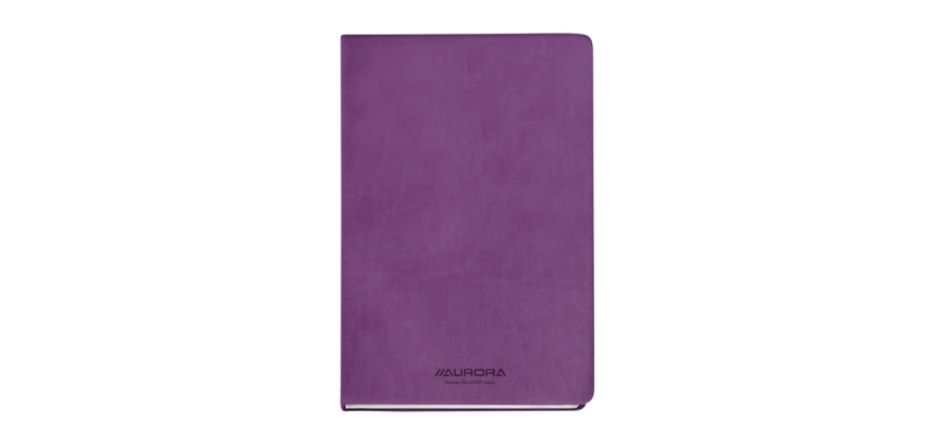 Carnet de notes Aurora Capri A5 192 pages ligné 80g violet