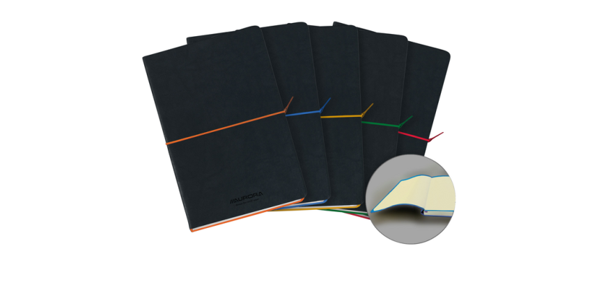 Aurora Tesoro A5 Notebook 192 Lined Pages 80g Assorted