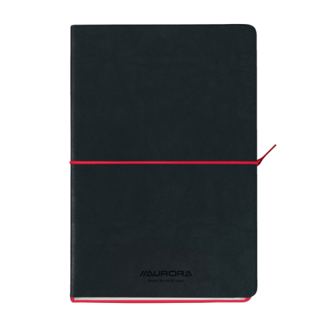 Notitieboek Aurora Tesoro A5 192blz lijn 80gr rood