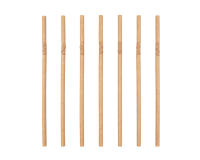 Paille flexible IEZZY carton 6x240mm 100% Fair 200 pièces brun