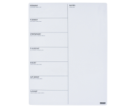 Planning hebdomadaire magnétique Desq 40x30cm