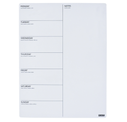 Planning hebdomadaire magnétique Desq 40x30cm