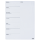 Magnetische planner Desq week 40x30cm magnetisch