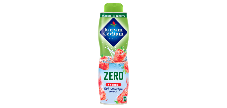 Karvan Cevitam Strawberry Syrup Sugar 0% 600ml