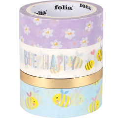 Ruban Washi Folia Hotfoil Abeilles