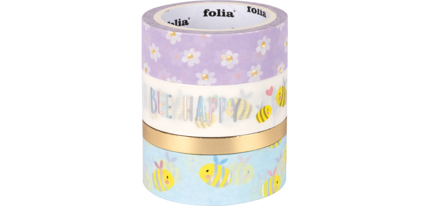 Ruban Washi Folia Hotfoil Abeilles