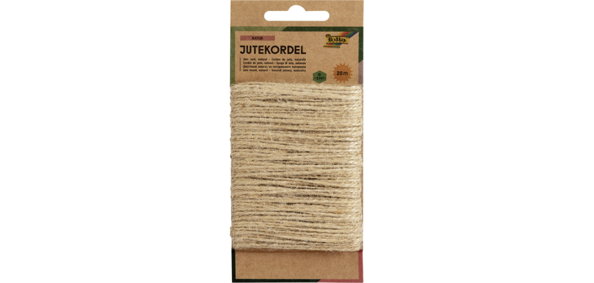 Folia Jute Cord 20m Natural