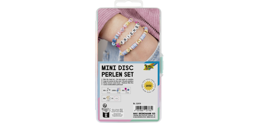 Perles Folia mini disc set 1832 pièces assorti