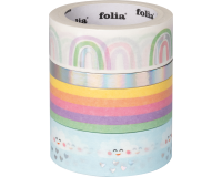 Ruban Washi Folia Hotfoil arc-en-ciel