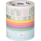 Ruban Washi Folia Hotfoil arc-en-ciel