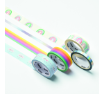 Ruban Washi Folia Hotfoil arc-en-ciel
