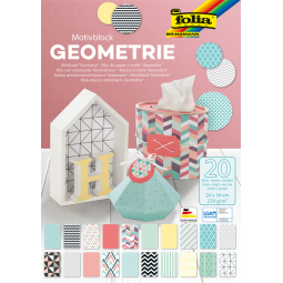 DE_FOLIA PAP MOTIF GEOMETRIE 20F