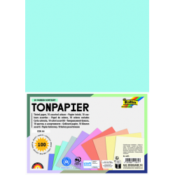 Knutselpapier Folia A4 100vel 10 pastelkleuren